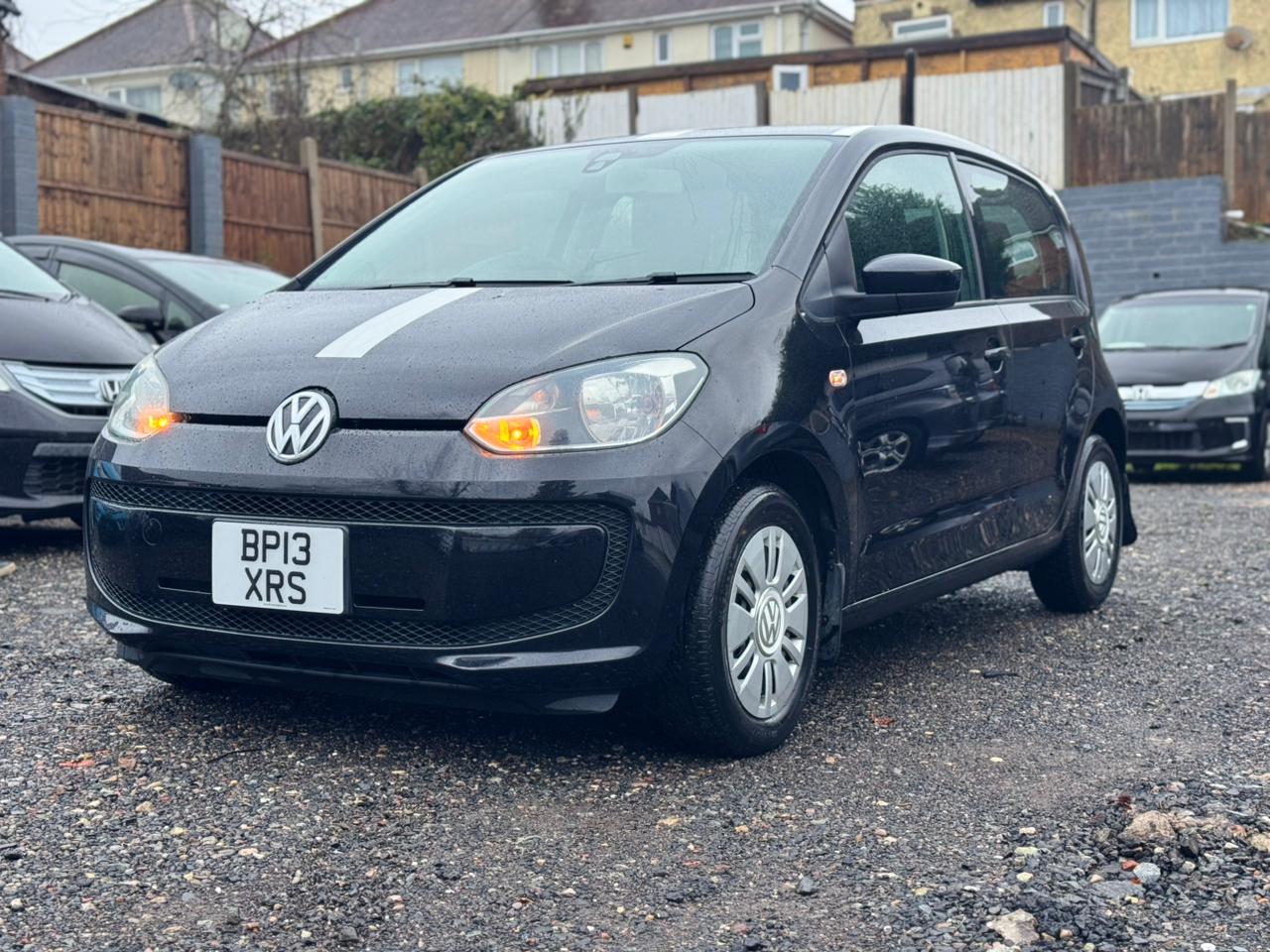 Black volkswagen Up